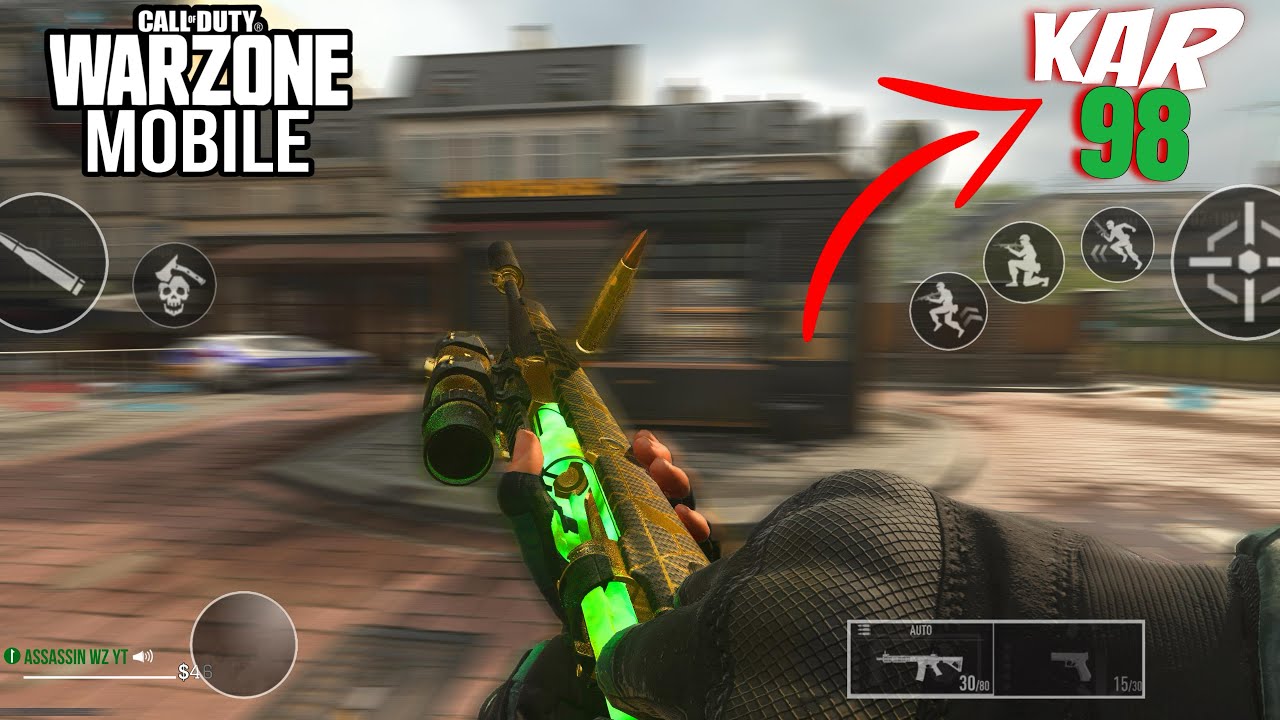 Warzone Mobile New Update BlackCell Kar98 HD gameplay