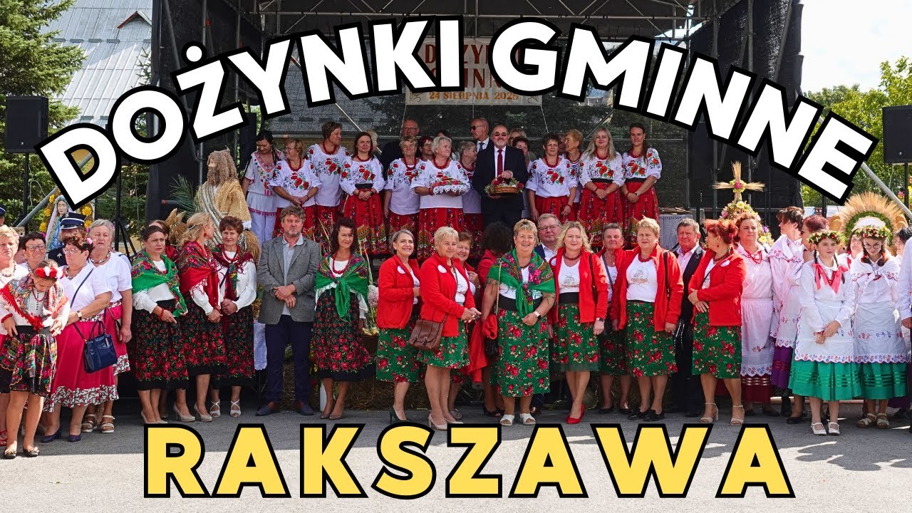 Tak bawili się mieszkańcy Rakszawy! 🎉 Dożynki Gminne 2025
