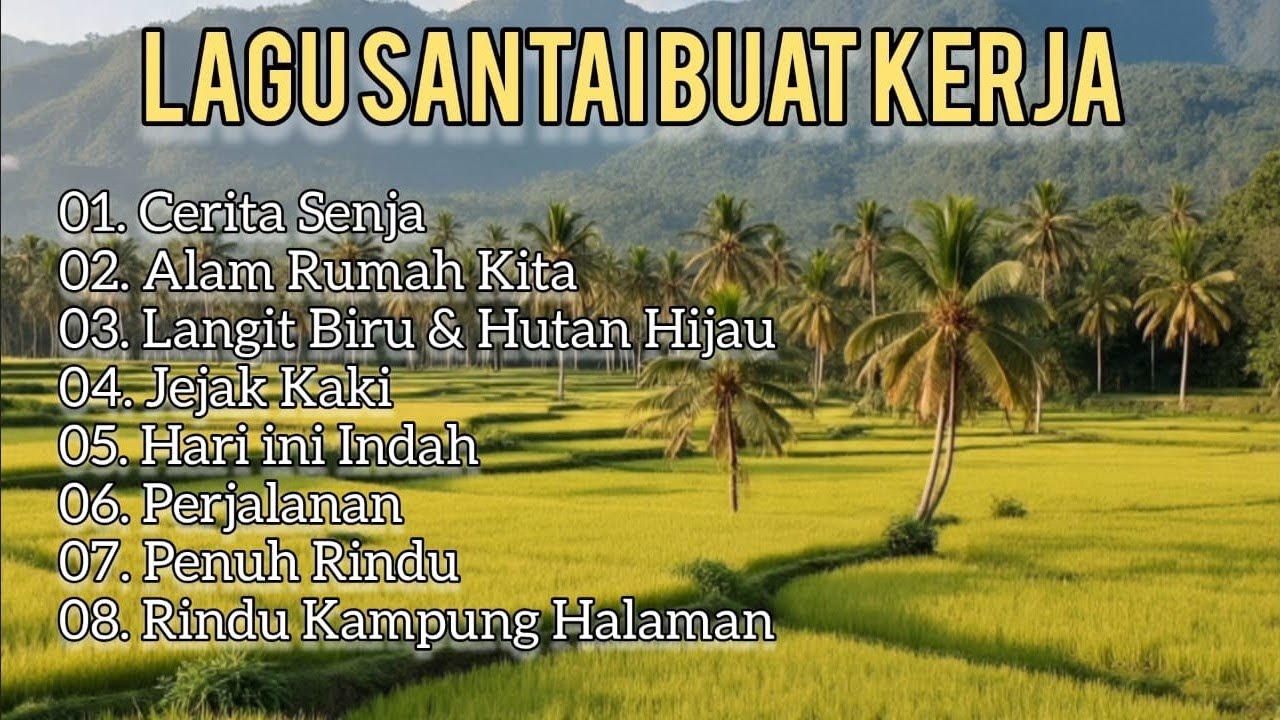 Lagu Santai Buat Kerja || Lagu Pop Country Indonesia