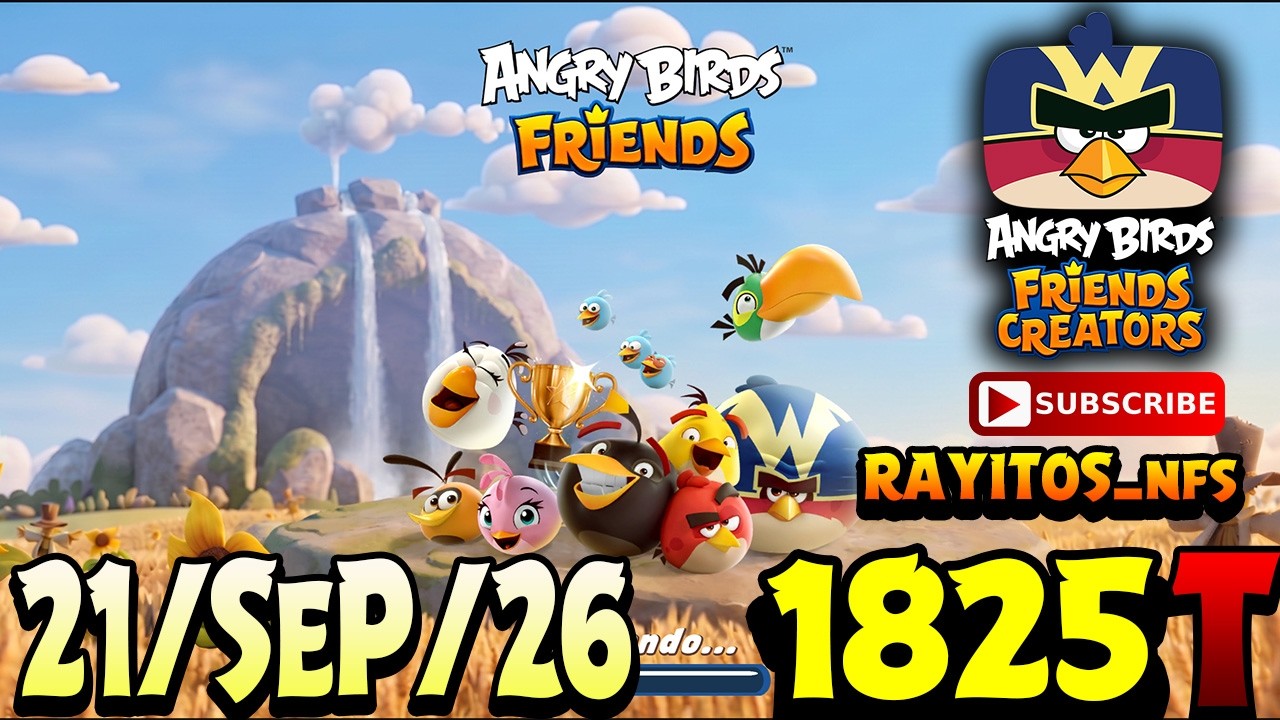 Angry Birds Friends All Levels Tournament 1825 Highscore POWER-UP walkthrough