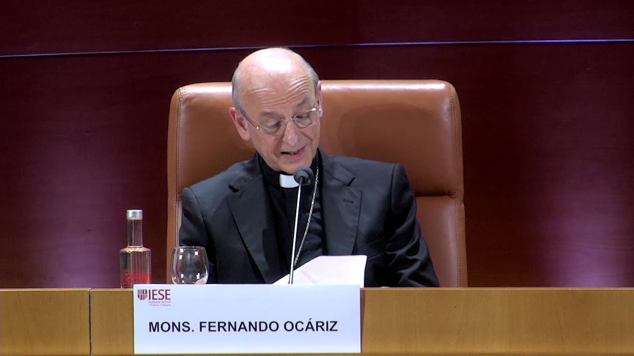 Conferència del prelat de l'Opus Dei a l'IESE amb motiu dels seus 60 anys. 5 de juliol de 2019