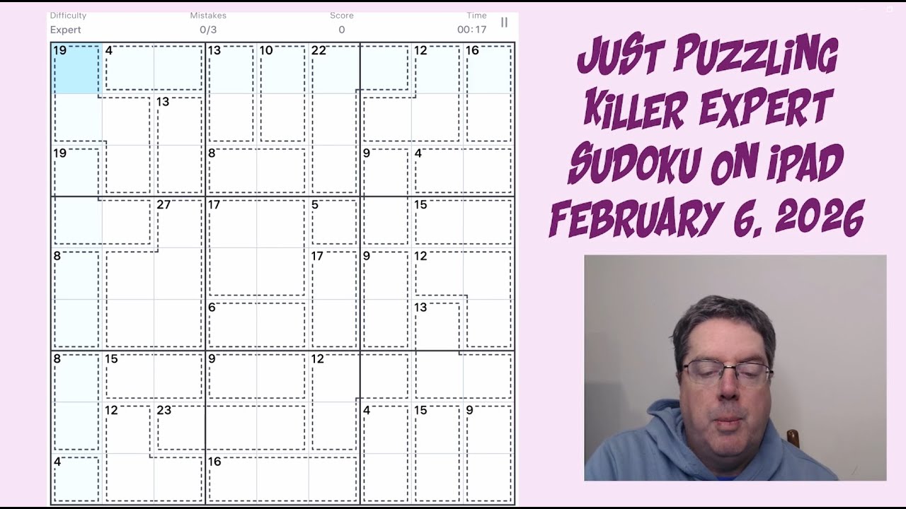 Learning Killer Sudoku By Doing and Explaining | February 6 2026