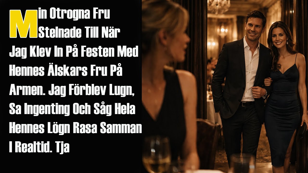 Min Otrogna Fru Stelnade Till När Jag Klev In På Festen Med Hennes Älskars Fru På Armen.