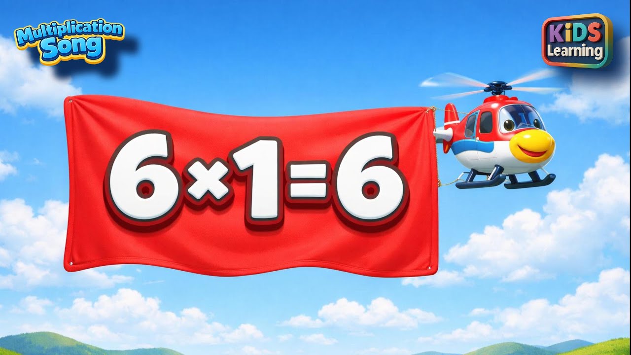 6 Times Table Song | Learn Multiplication for Kids | Math Is Fun #006