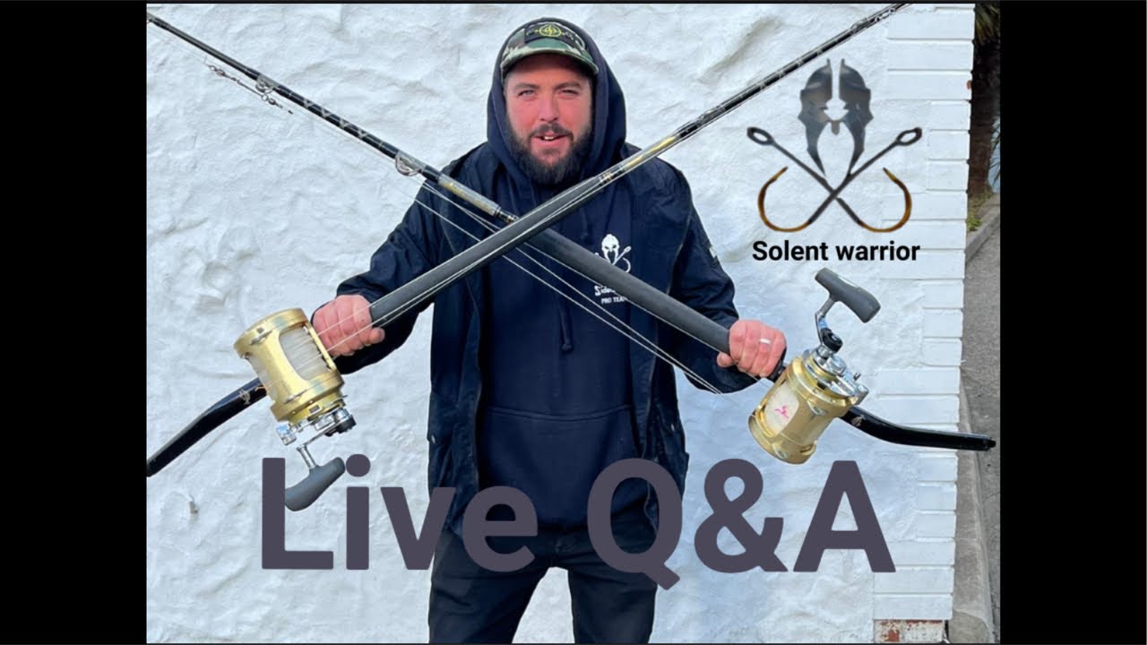 The Solent Warrior LIVE Q&A / small boat fishing uk 🇬🇧 davidcollins1100@live.com