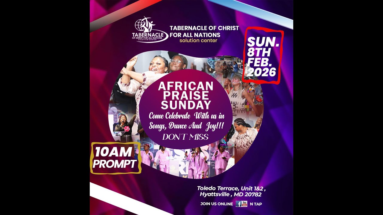 UPLIFTING SUNDAY SERVICE II AFRICAN PRAISE & WORSHIP II FEBRUARY 8TH 2026 II TCFAN LIVESTREAM