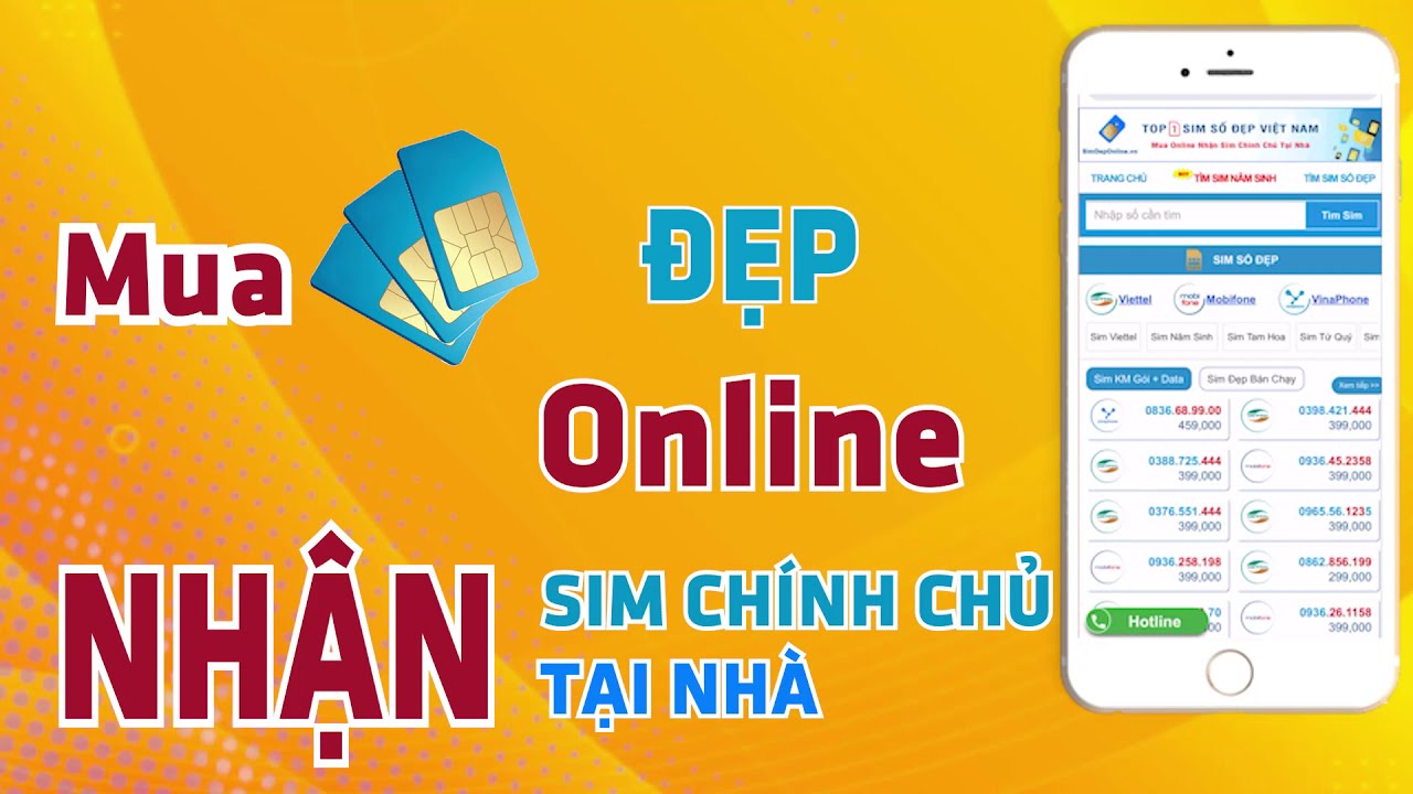 Sim Số Đẹp Viettel, Mobi, Vina Chỉ Từ 250k