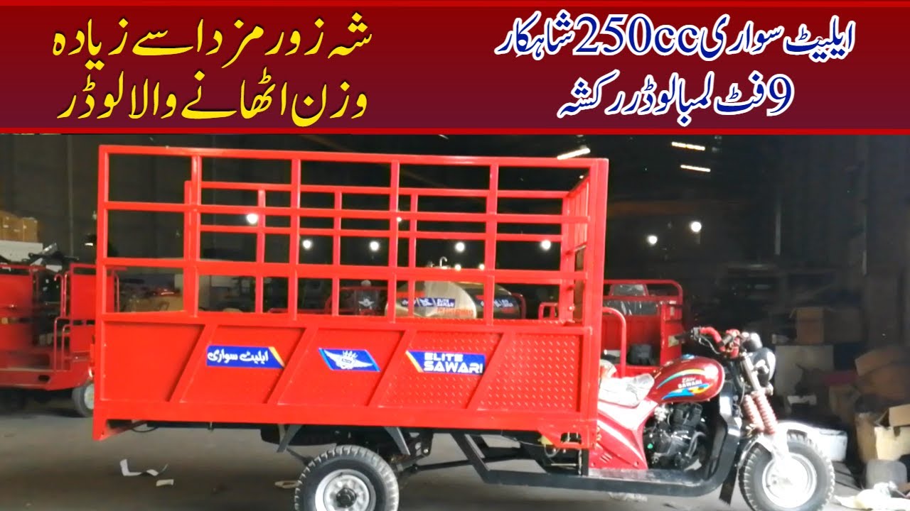 Elite Sawari 250cc Loader Rickshaw Price II Pak Vloggers