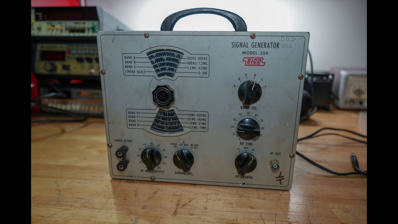 Eico 324 Signal Generator Repair and a Mistake.