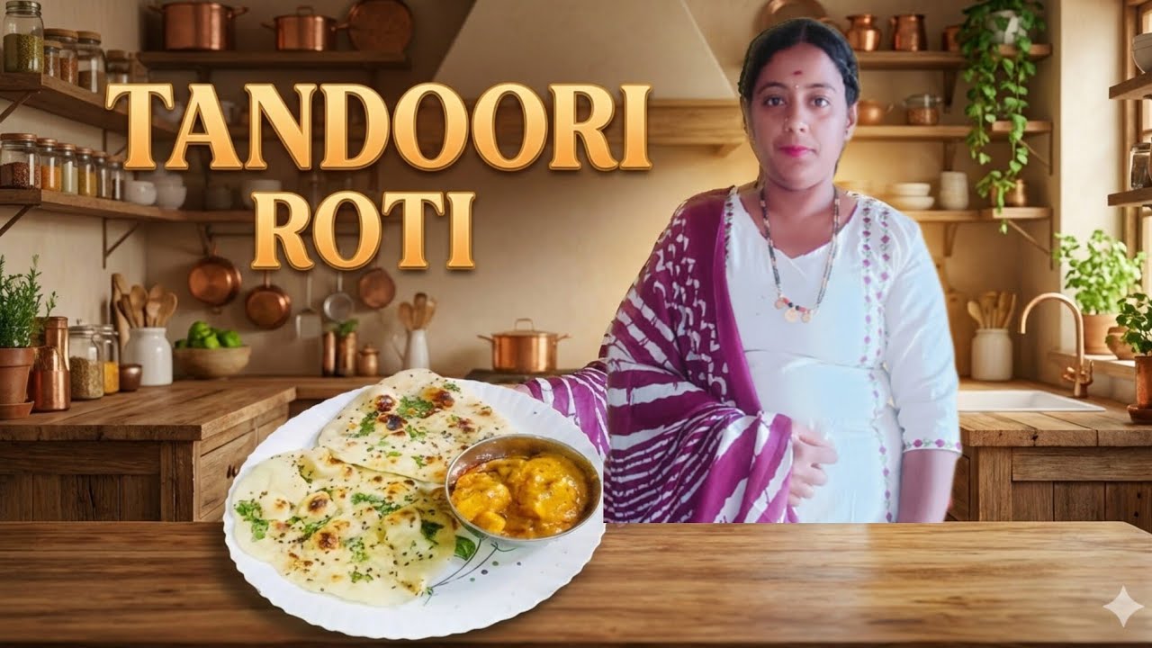 Restaurant style butter Tandoori Roti @manjulamalleshallinone #recipiesinkannada #Tandoori #recipe 