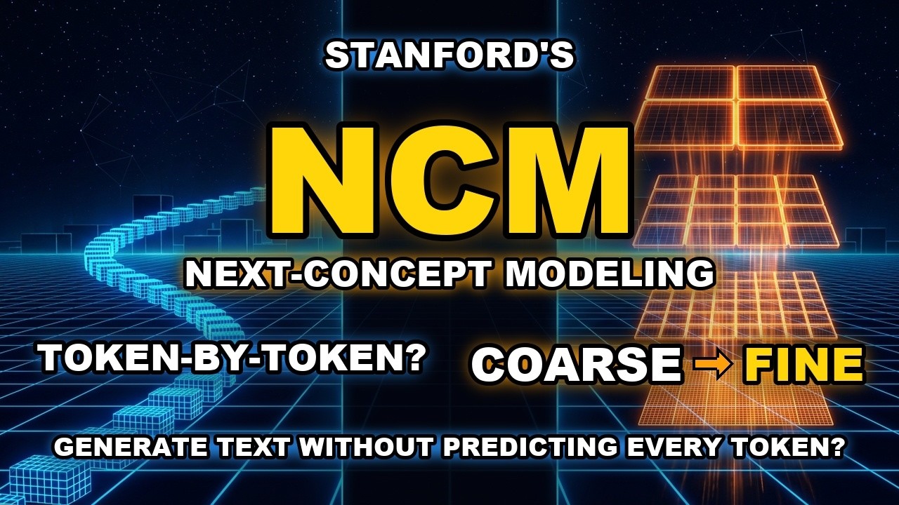 NCM (Next-Concept Modeling) от Стэнфорда: генерация текста без предсказания каждого токена?