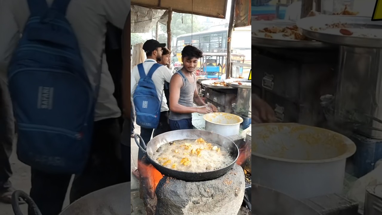 The boy put his hand in hot oil