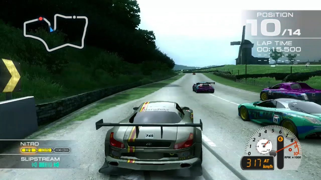 Ridge Racer 7 Maker's Trial GENERAL RESOURCE with EOCmplete at Laketop Parkway R [Control view]