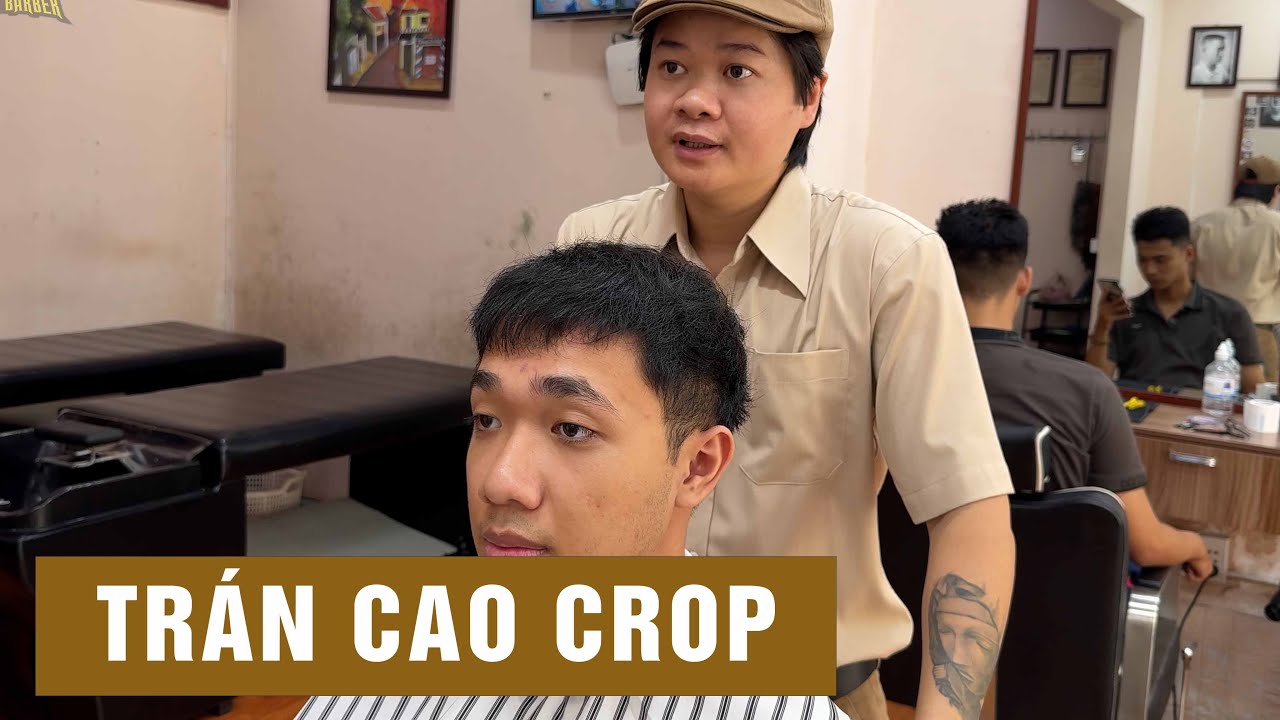 Hướng Dẫn Cắt Kiểu Tóc CROP Tóc Khó Cắt