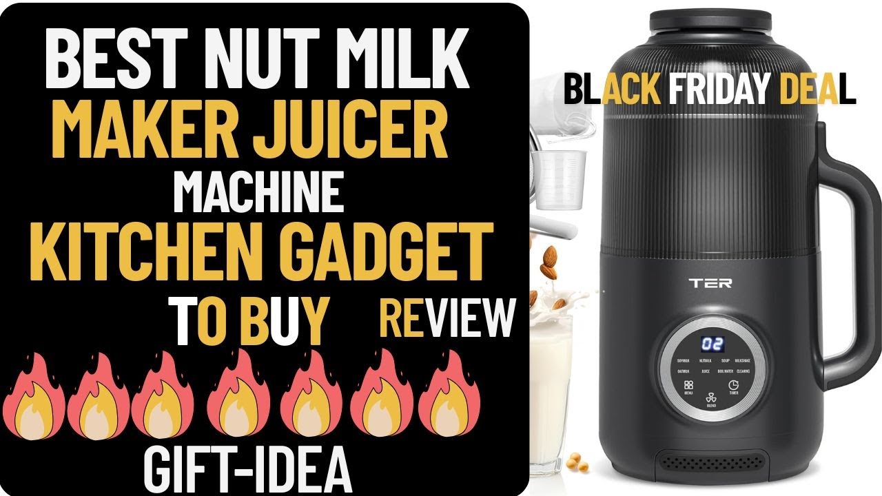 Best Nut Milk Maker Juicer Machine Kitchen Gadget To Buy Review [MUST WATCH]