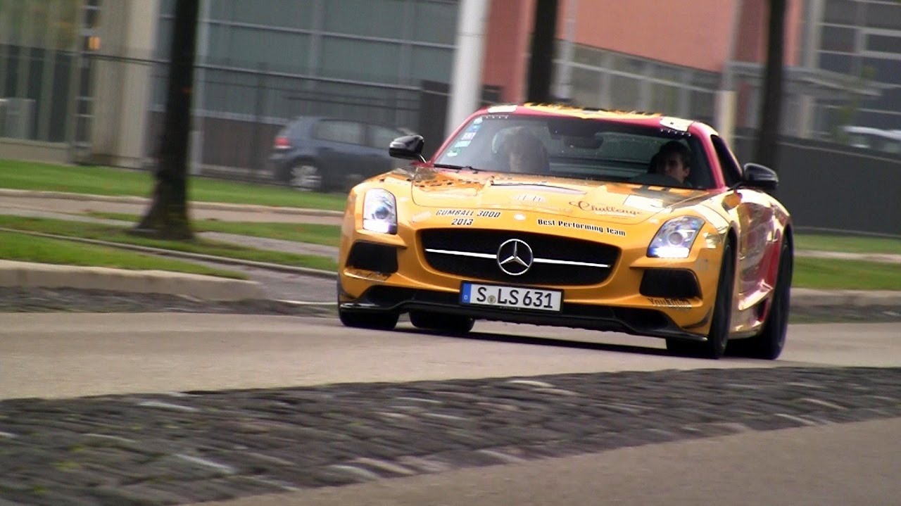 Supercars Accelerating Part 16 - SLS AMG Black Series F12 Berlinetta McLaren MP4-12C Aventador!!