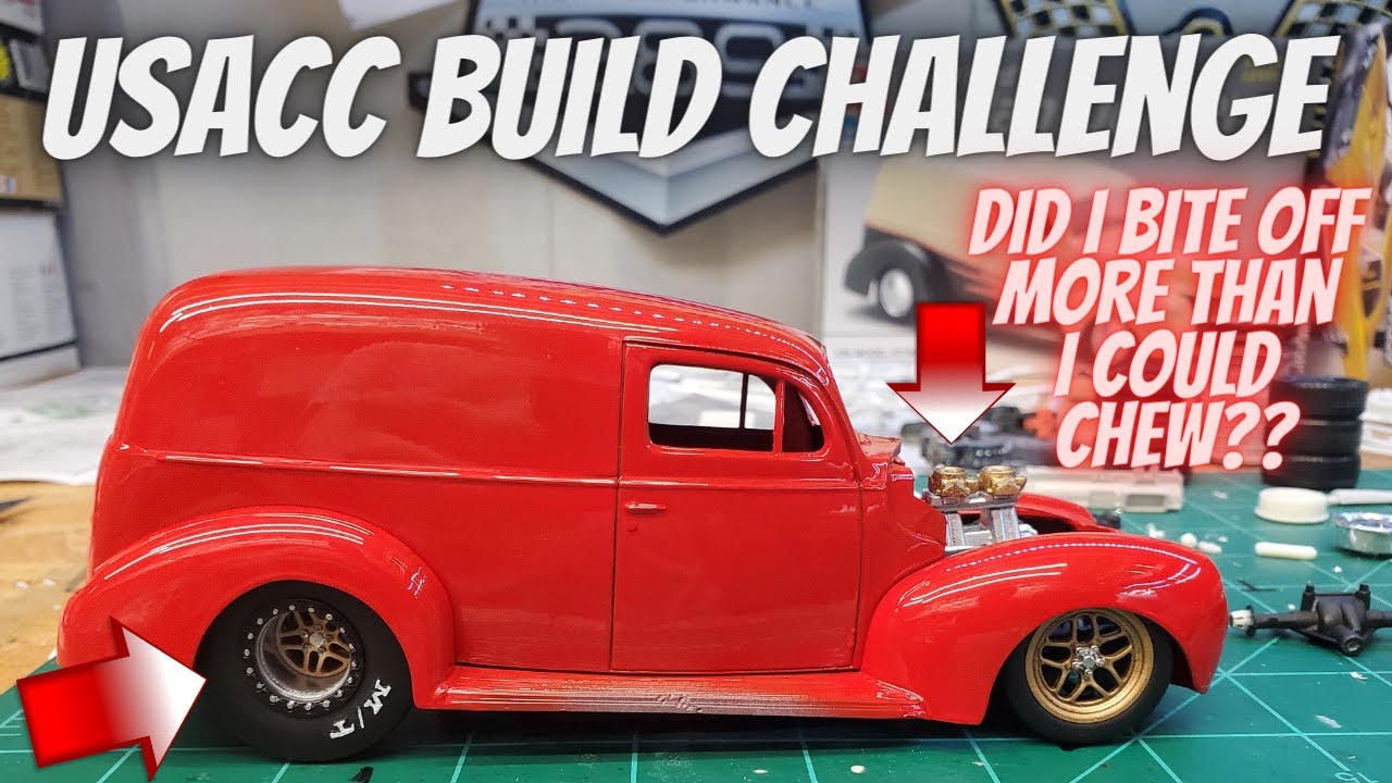1940 Ford Sedan Delivery 1/25 Scale Build off challenge.This build has truly tested my skills!!!