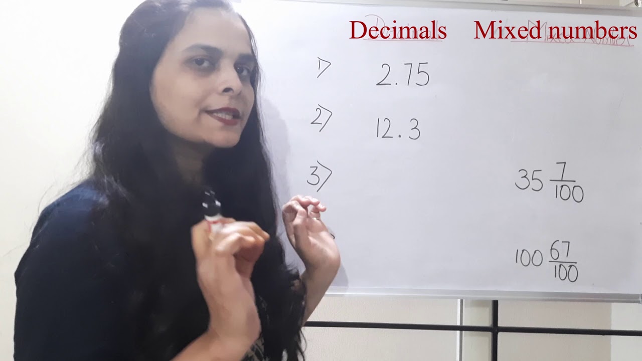 Conversion of Decimal to Fraction and vice versa | Decimal to Fraction in Hindi|Decimals for Class 5