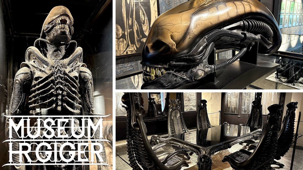 HR Giger Alien Museum in Gruyeres, Switzerland