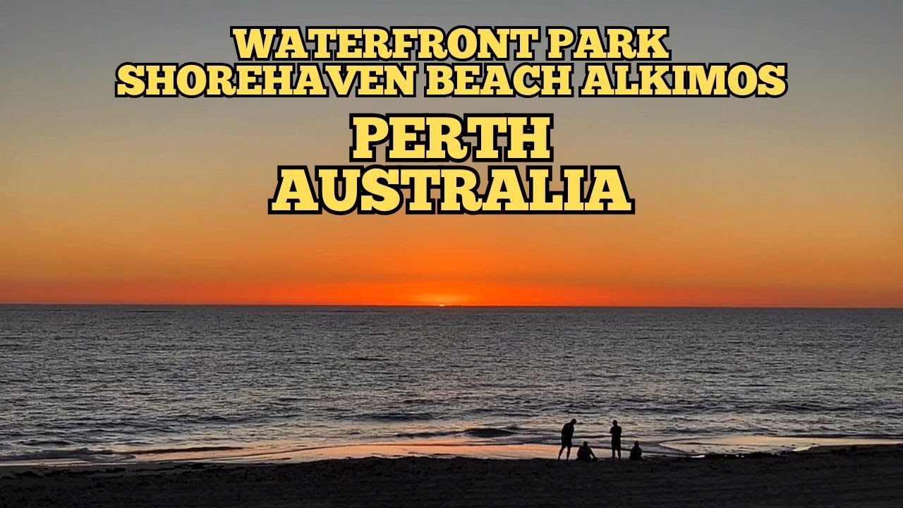 Exploring Perth Australia: Sunset Walking Tour of Waterfront Park Alkimos