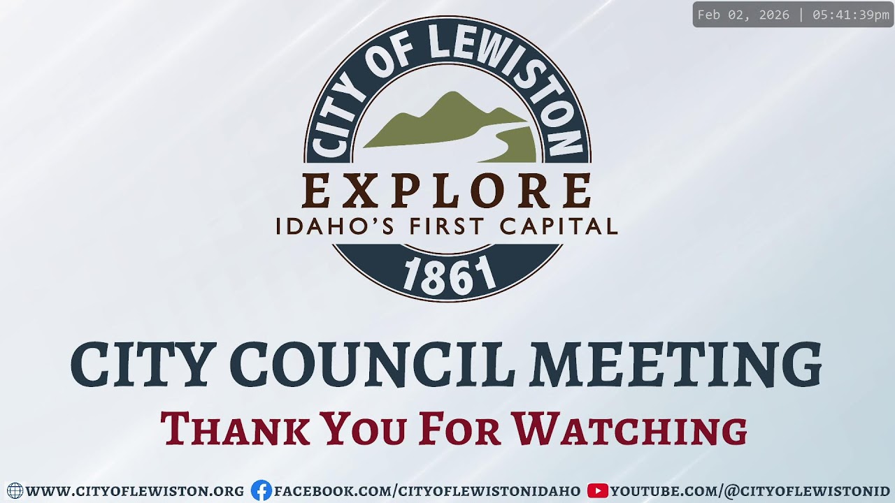 Lewiston City Council Work Session - 2/2/26