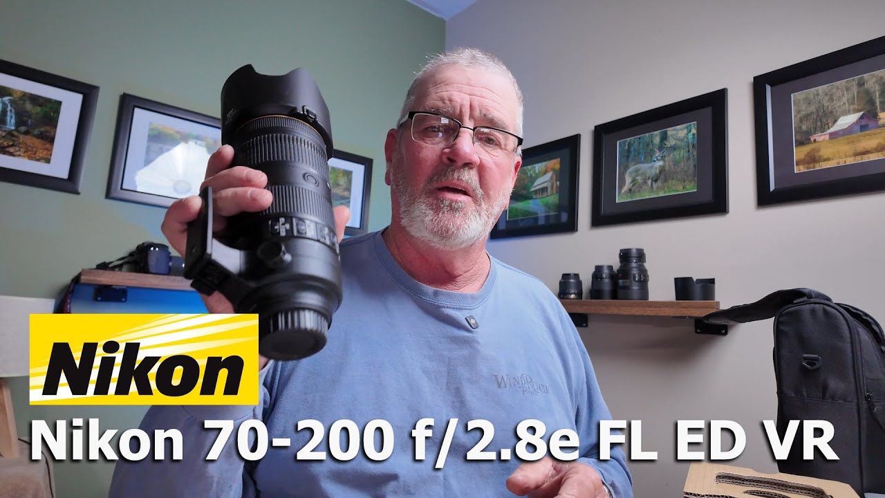 Nikon 70-200 f/2.8e FL ED VR — я купил его и распаковываю в этом видео