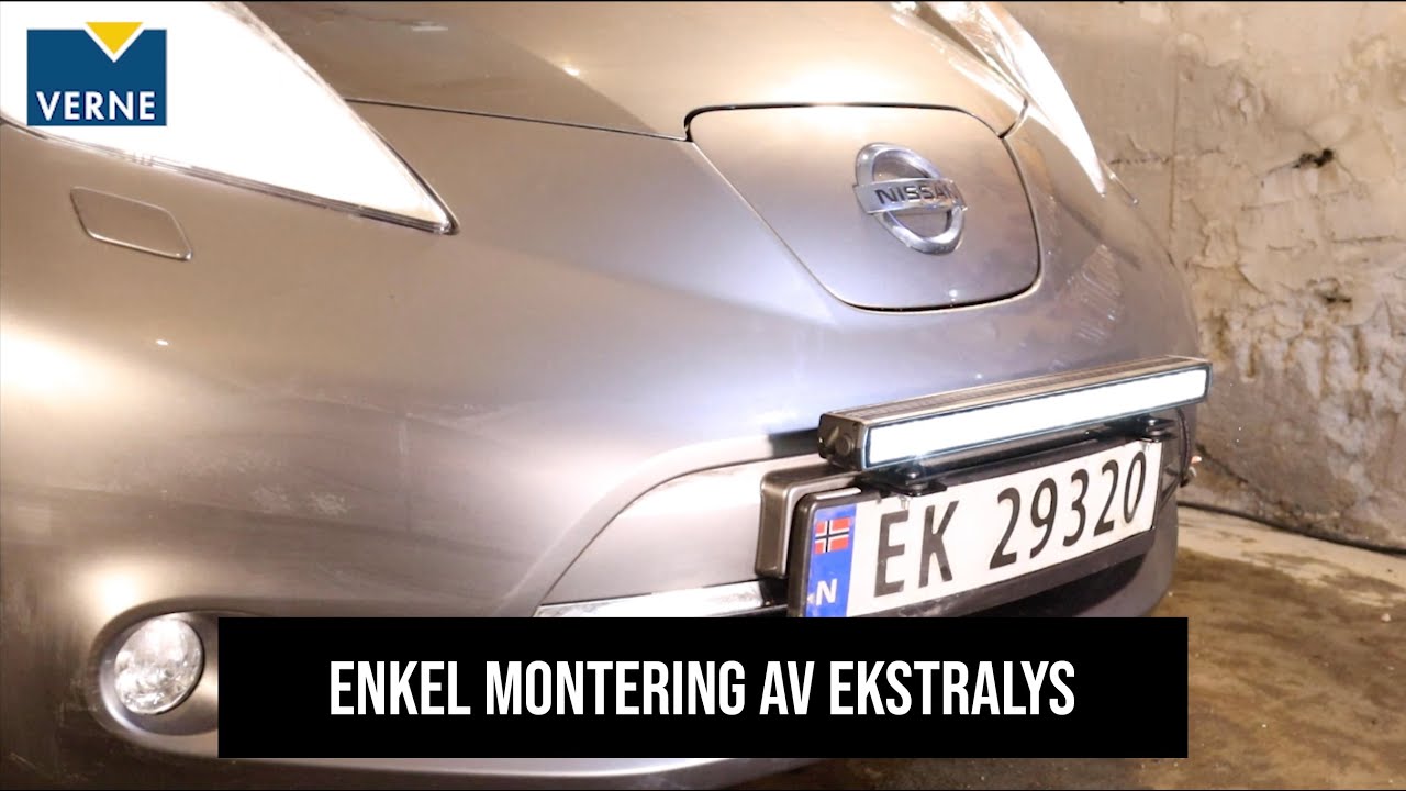 Enkel montering av ekstralys