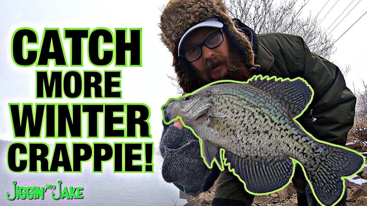 SIMPLE TIPS FOR WINTER CRAPPIE FROM THE BANK!! (Mystery Product TEST)
