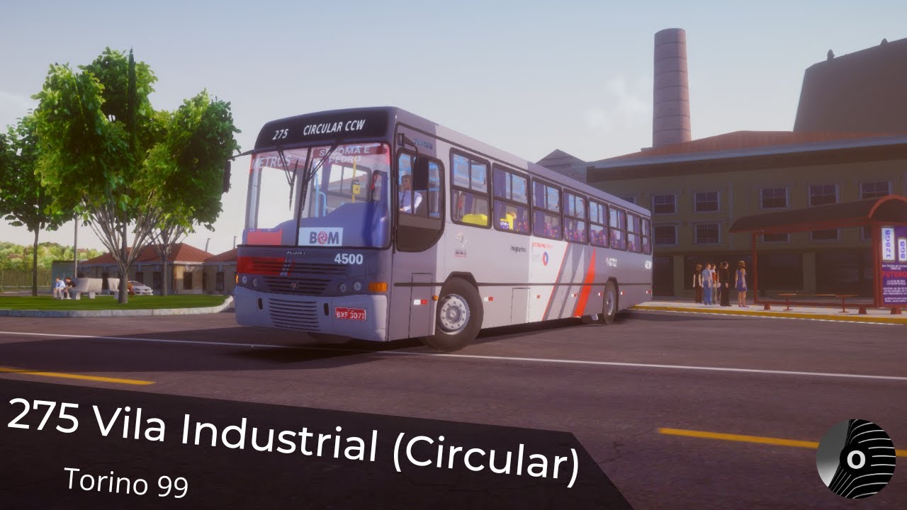 275 VILA INDUSTRIAL (CIRCULAR) com o TORINO 99 (Scania F113HL) da IMIGRANTES! Proton Bus Simulator