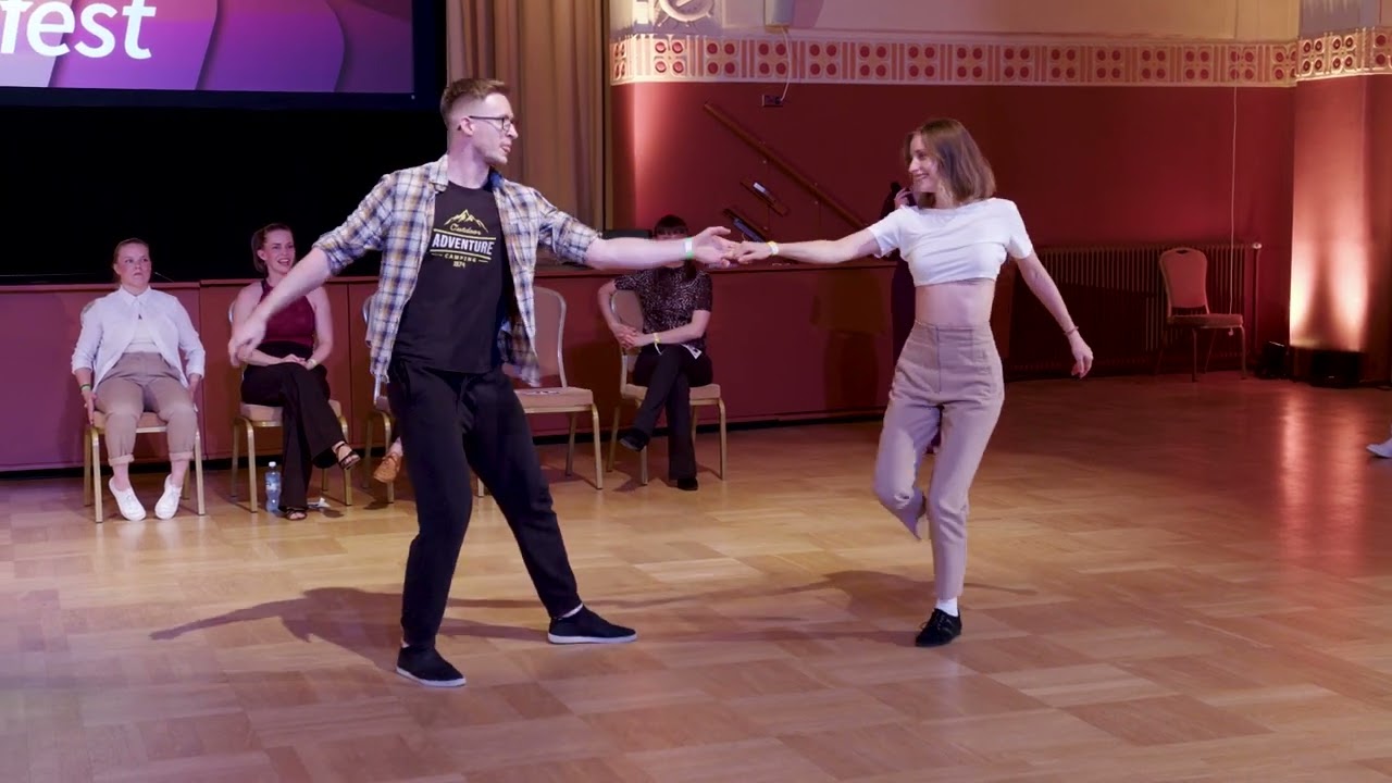 Rafał Grzelak & Lisa Shirokova - 2nd place Advanced Jack&Jill Finals - Finnfest 2023
