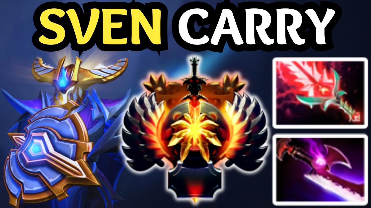 🔥 WHY SVEN CARRY IS ACTUALLY BROKEN — GOD’S STRENGTH & CLEAVE DESTRUCTION | DOTA 2 🔥
