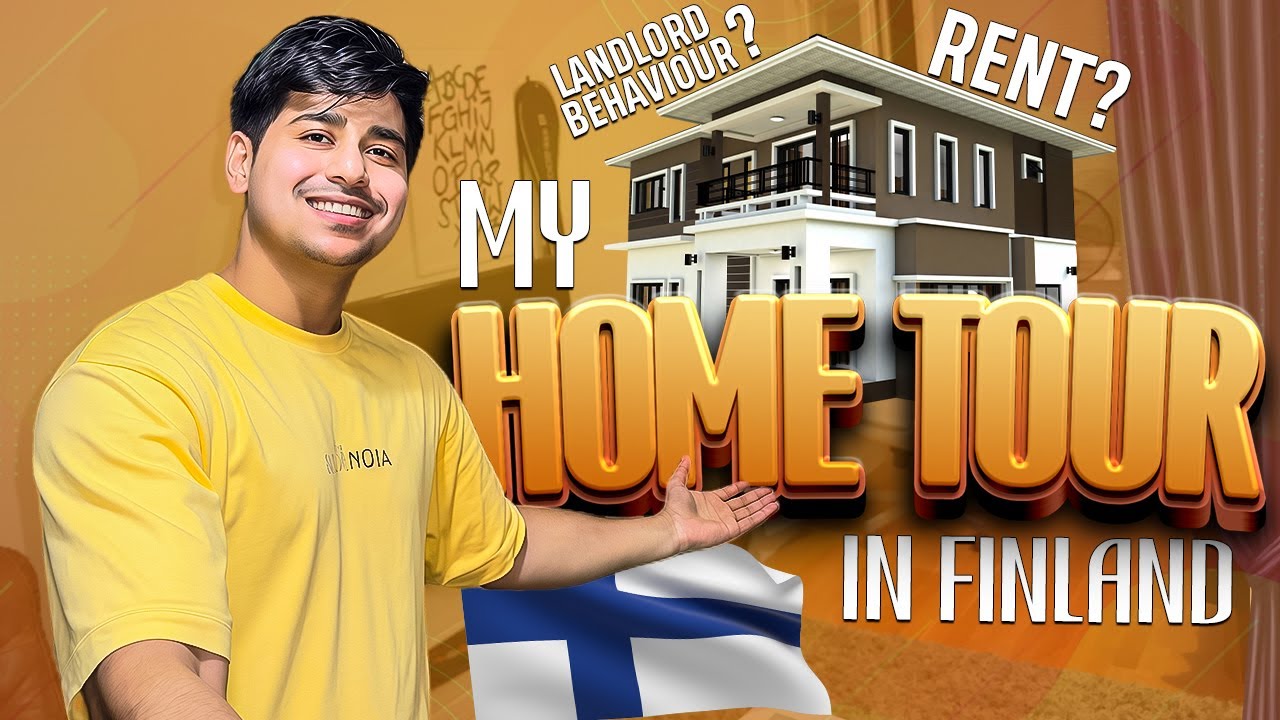 My First Finland Home Tour Vlog | Finland Room Rent Reality 🇫🇮 | How to Find Room in Finland ? 🤔