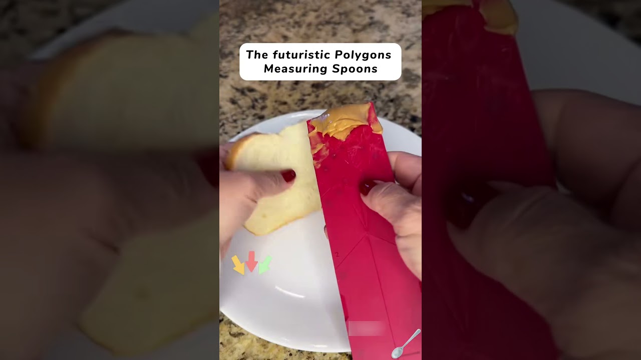 Futuristic Polygon Measuring Spoons: A Smart Kitchen Gadget Review