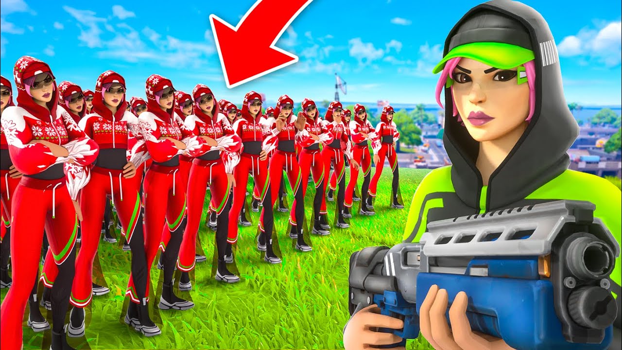 KÖNNEN 100 RUBIX SKINS MICH IN FORTNITE BESIEGEN?
