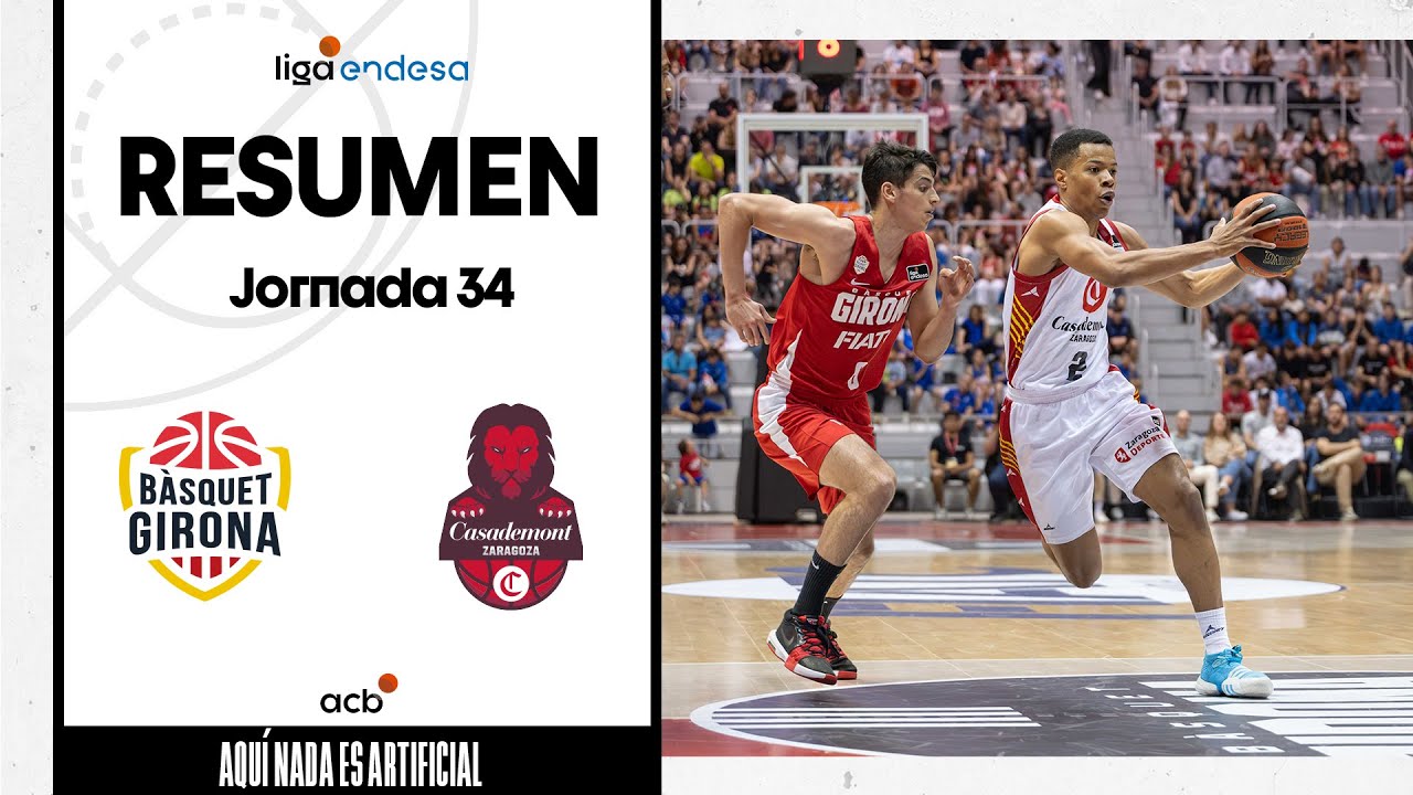 Bàsquet Girona - Casademont Zaragoza (79-89) RESUMEN | Liga Endesa 2023-24
