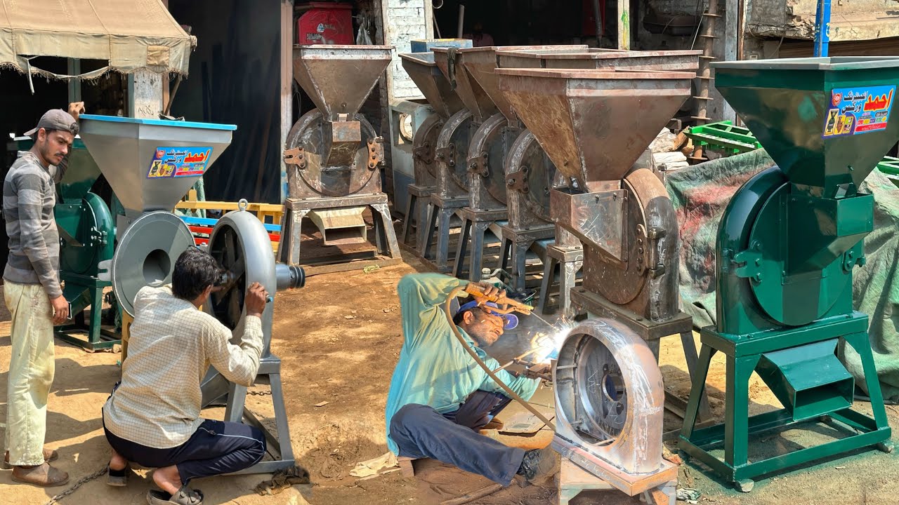 Amazing Manufacturing of Wheat Grinding Machine / Complete Process