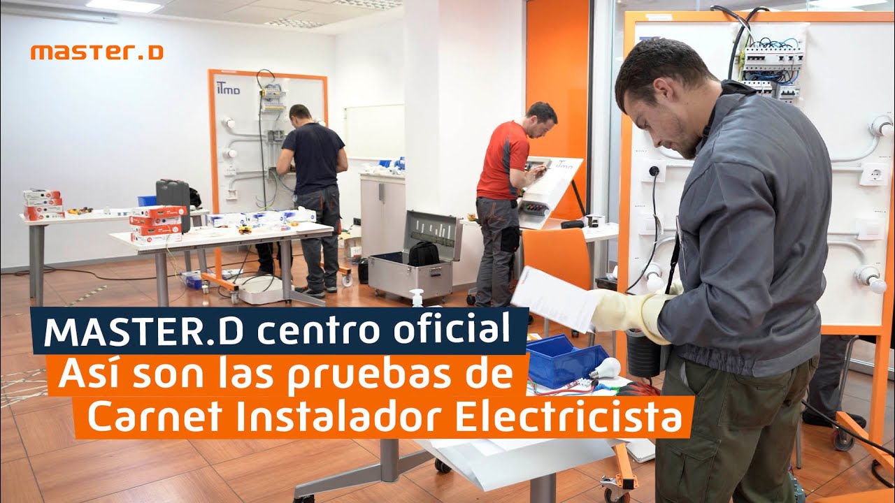 ⚡ Así son las pruebas de Carnet de Instalador #Electricista en MasterD