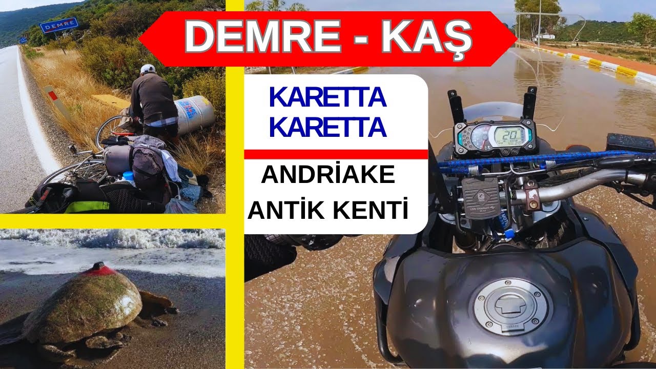 Andriake Antik Kenti - Karetta Karetta gördüm - dağ yollarından Kaş'a | TULPAR'IN AKDENİZ TURU - 7