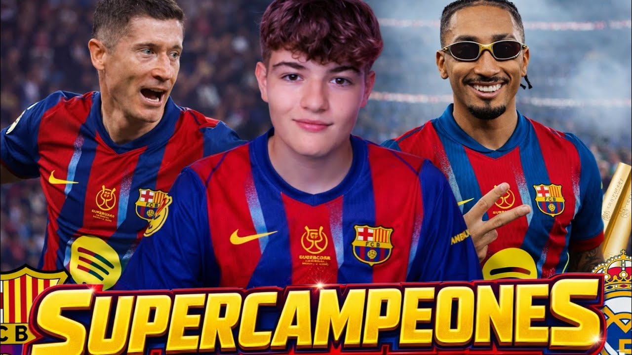 ¡¡EL BARÇA GANA LA SUPERCOPA DE ESPAÑA!! - BARÇA 3-2 REAL MADRID 
