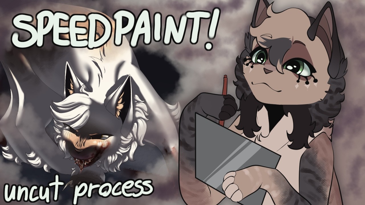 Warrior Cats x Murder Drones speedpaint!