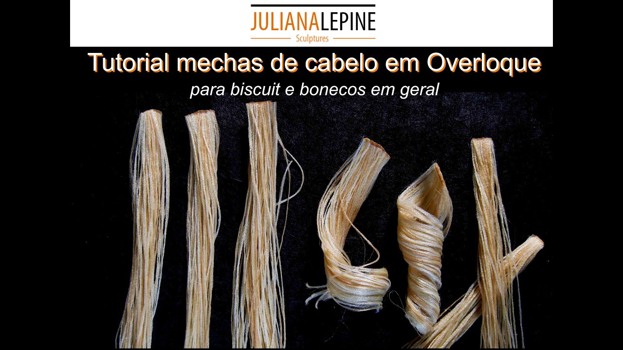 Como fazer mechas de cabelo em Overlock