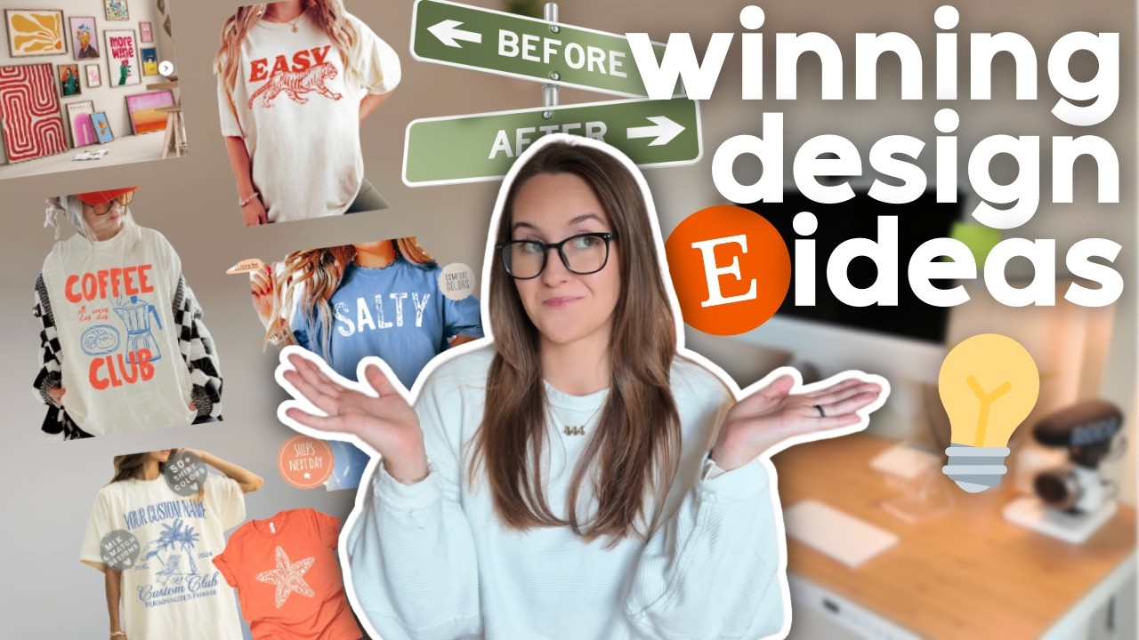 how I get my print on demand products to sell on Etsy (and how you can too)