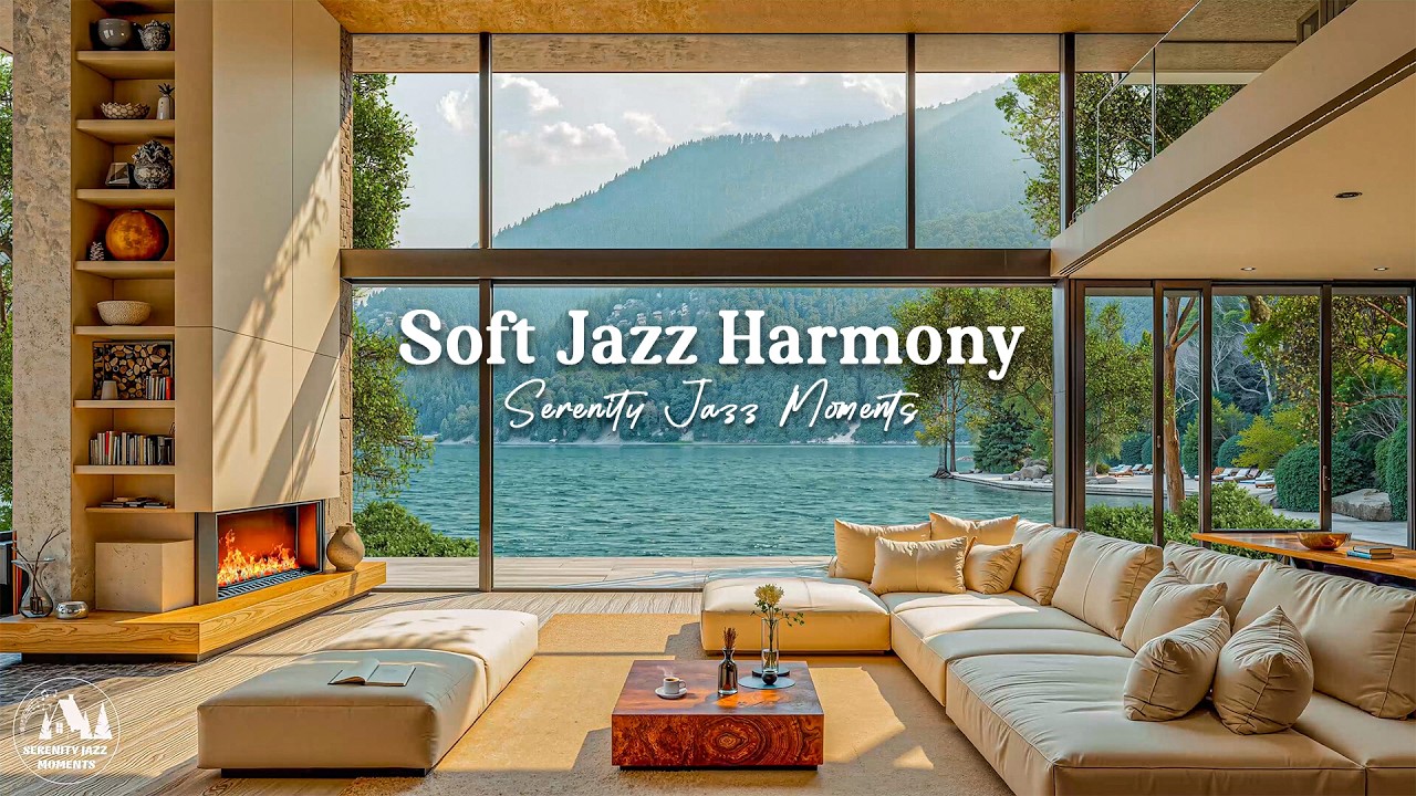 Soft Jazz Harmony In A Luxurious Living Room Space - Sweet Jazz For A Relaxing & Energizing Morning