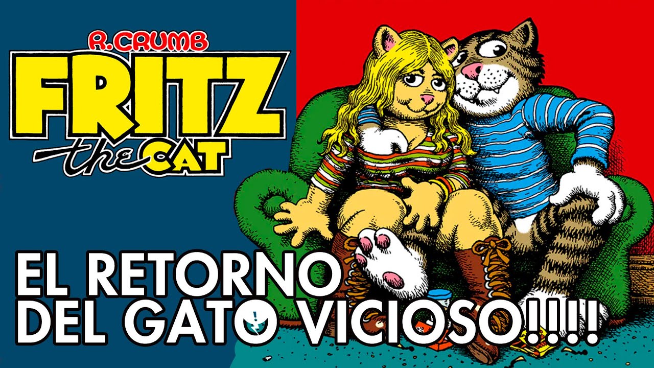 ANIMALITOS HARDCORE: EL GATO FRITZ!!!!! #comics #robetcrumb #elgatofritz