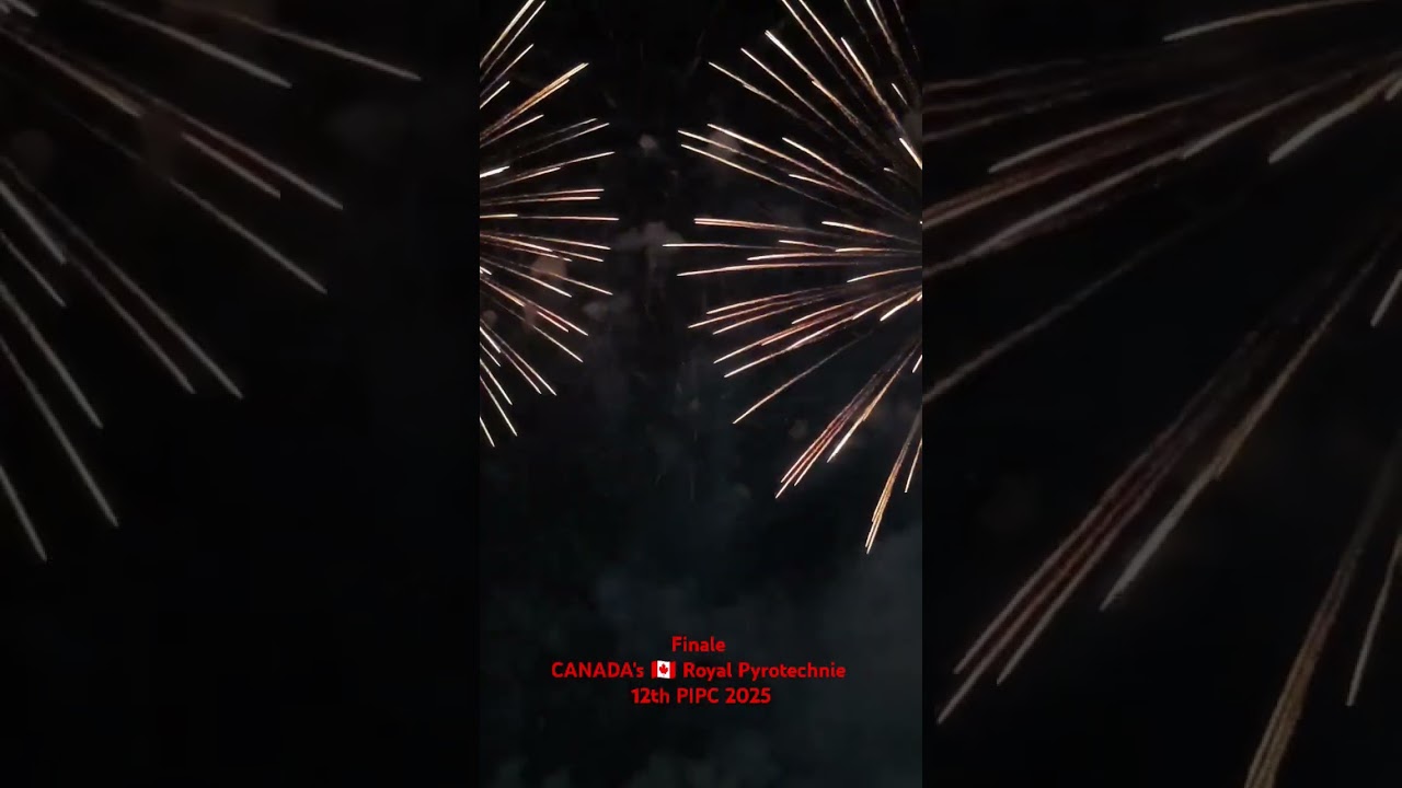 Finale CANADA's 🇨🇦 Royal Pyrotechnie | The 12th Philippine International Pyromusical Competition