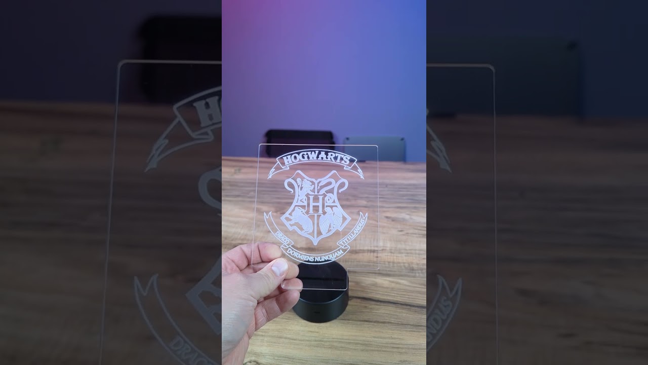 RGB-акрил с лазерной гравировкой!