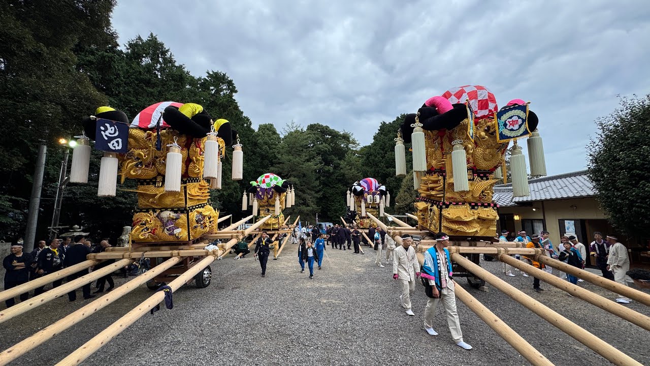 【2024新居浜太鼓祭り】船木神社宮出し