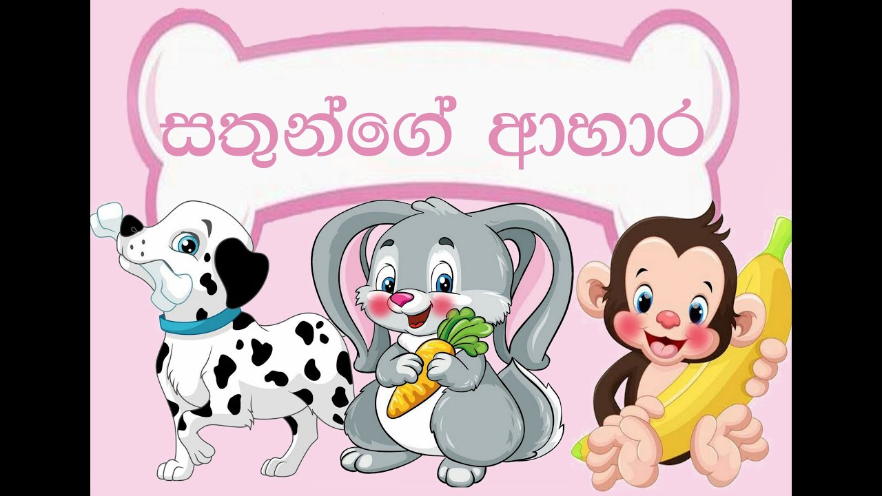 Sathunge Aahara | Shishyathwaya | Carnivorous | Herbivorous | Omnivorous | Punchiththo