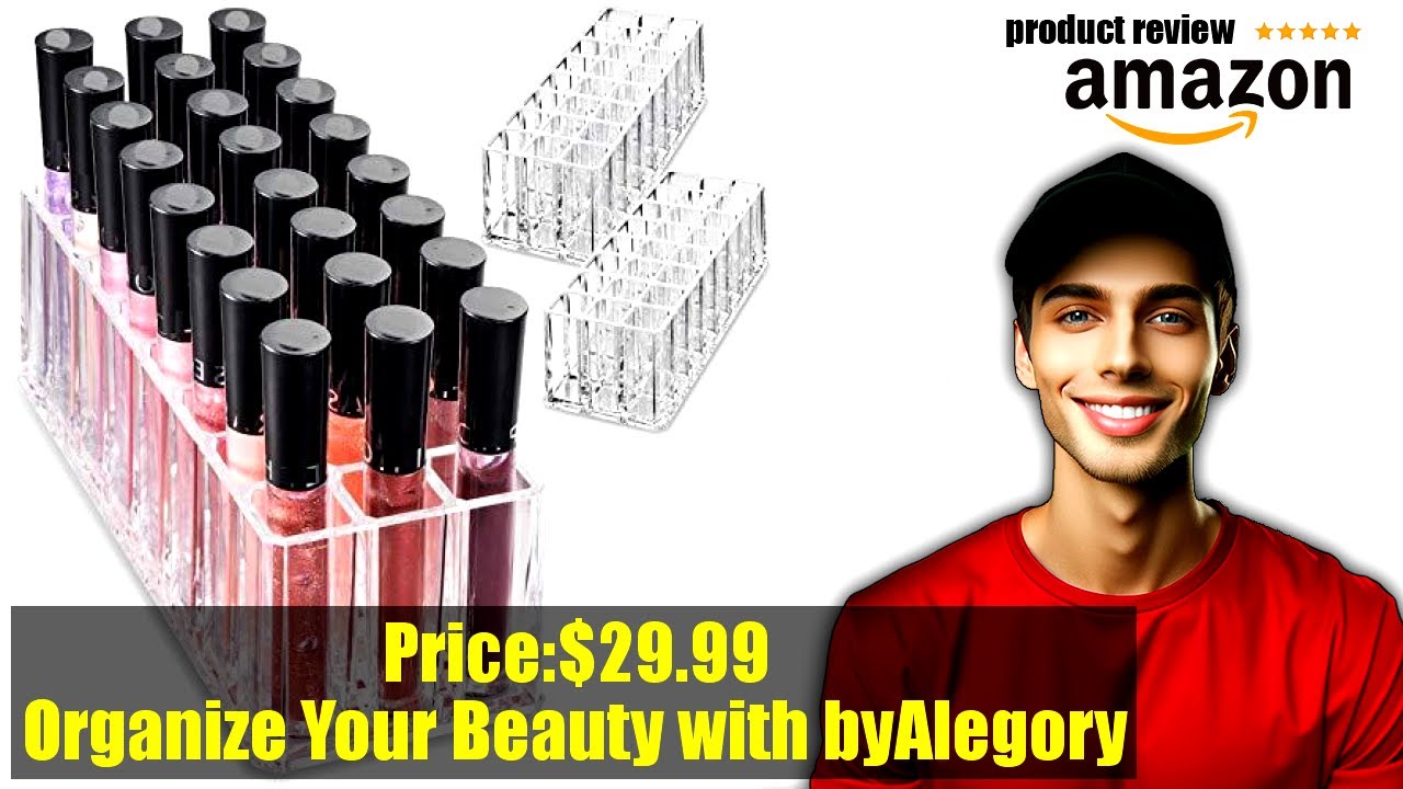 Buy Makeup Organizer | byAlegory (Set Of 2) Acrylic Lip Gloss Organizer  Beauty Makeup Holder
