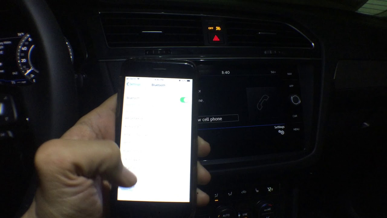 How to Pair your Phone to 2018-2019 Tiguan Bluetooth